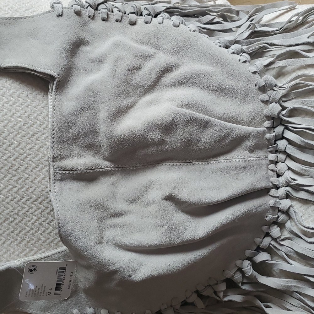Free People Riley Fringe Bag/Neutral Plaster - Picture 6 of 16